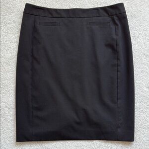 LOFT Petite Black Pencil Skirt
